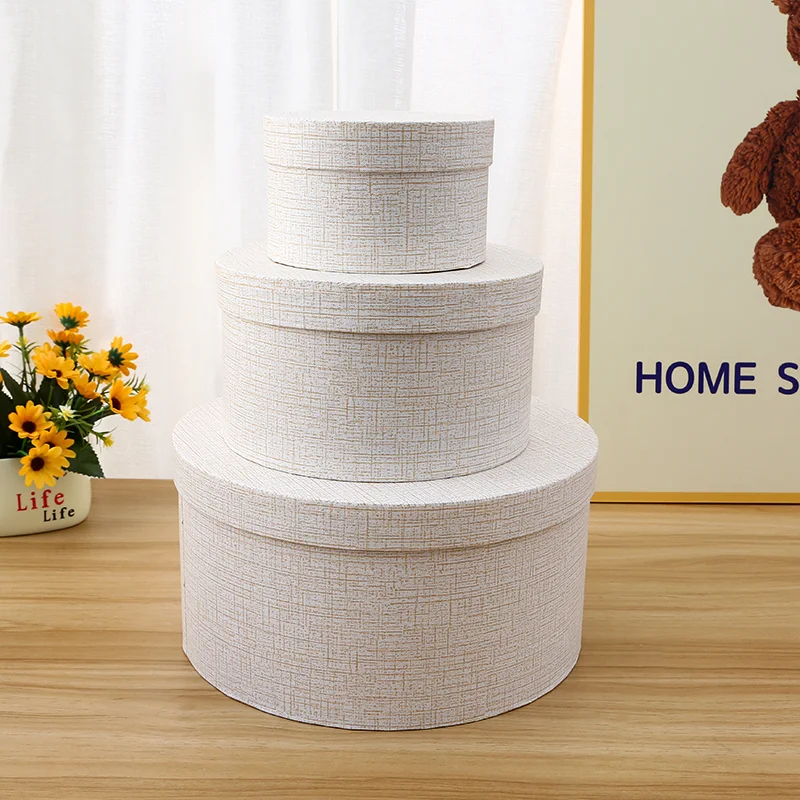 Boîtes cylindriques en carton